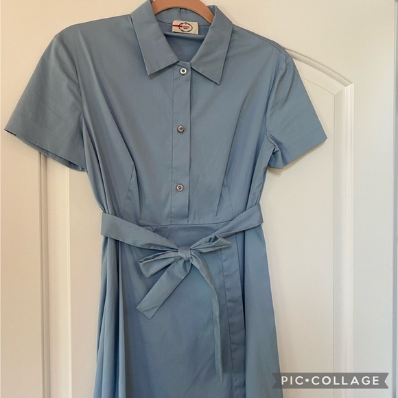 Vintage Prada pale blue a-line dress - Picture 4 of 14